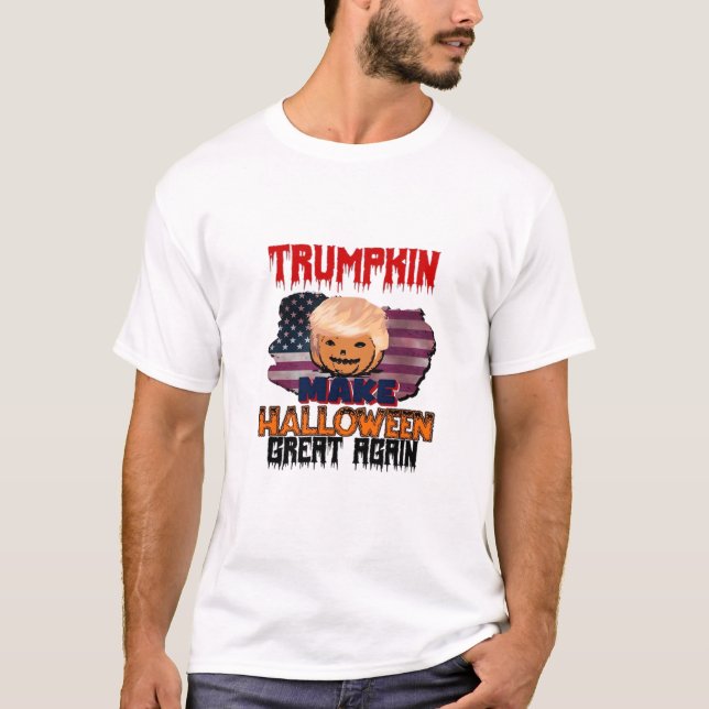 Trumpkin Halloween Classic T-Shirt (Front)