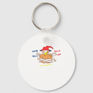 Trumpkin Halloween Election Debate And Joe Biden Key Ring