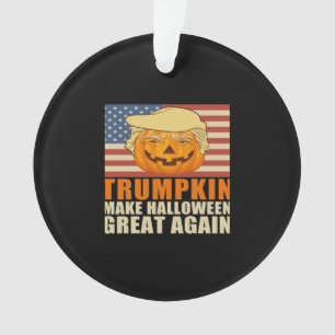 Trumpkin Halloween Funny Classic & Basic Design Ornament