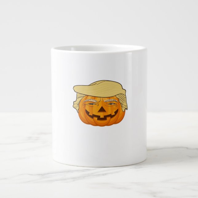 Trumpkin Halloween Funny Classic – Basic Fall Slot Large Coffee Mug (Front)