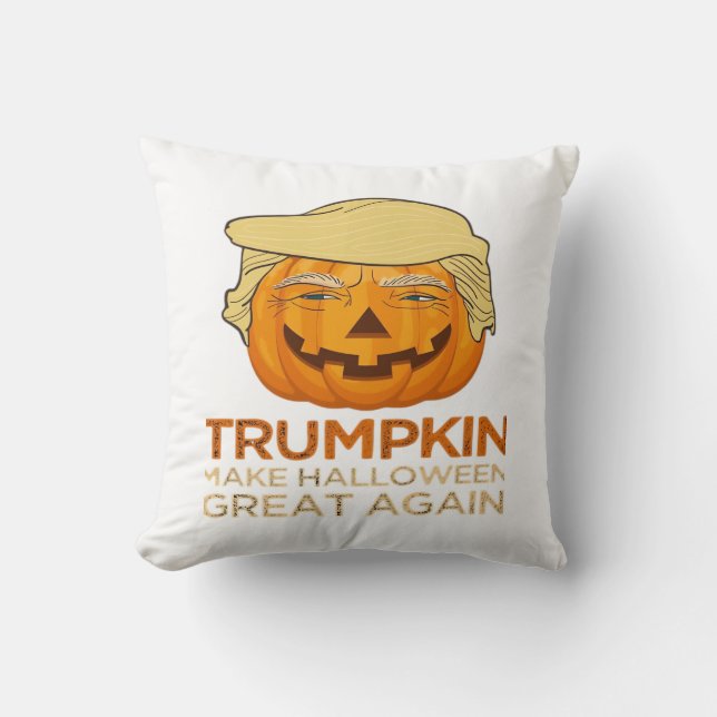 Trumpkin Halloween Funny Classic Cushion (Front)