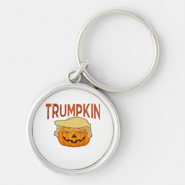 Trumpkin Halloween Funny Classic – Sloth Mask Desi Key Ring (Front)