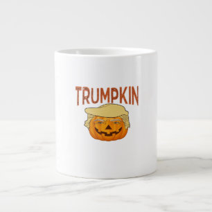 Trumpkin Halloween Funny Classic – Sloth Mask Desi Large Coffee Mug