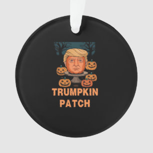 Trumpkin  Halloween – Funny Political Pumpkin Desi Ornament