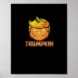Trumpkin -  Halloween Pumpkin Poster