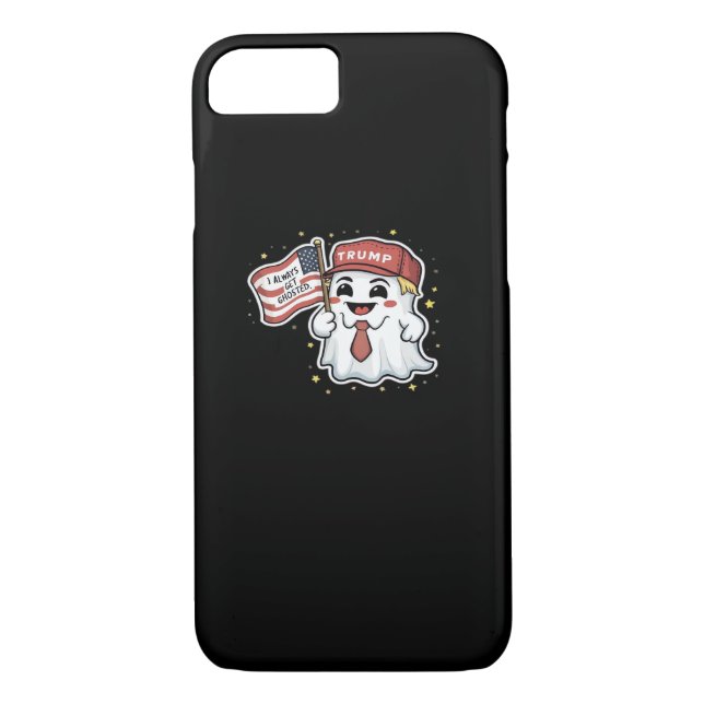 Trumpkin, I Always Get Ghosted, Halloween, Spooky, Case-Mate iPhone Case (Back)