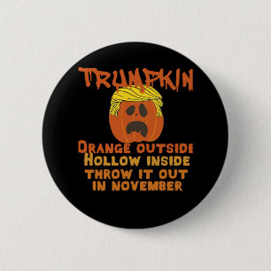 Trumpkin Inside Throw Out November Classic 6 Cm Round Badge