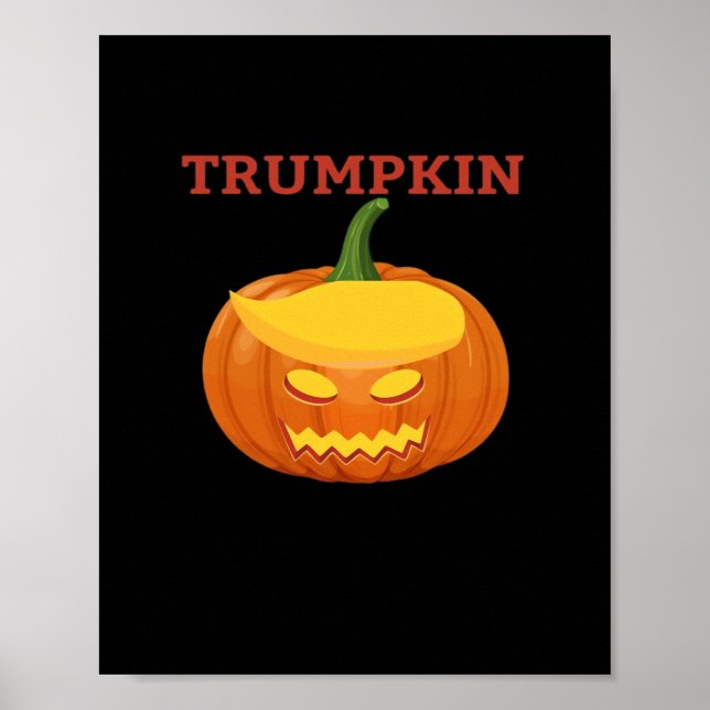 Trumpkin Jack-O-Lantern Classic Poster (Front)