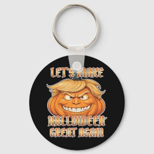 Trumpkin Let's Make Halloween Great Again Classic  Key Ring