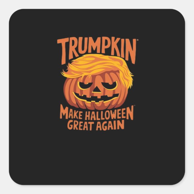 Trumpkin Make America Halloween Great Again Classi Square Sticker (Front)