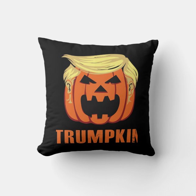 Trumpkin Make Halloween Cushion (Front)