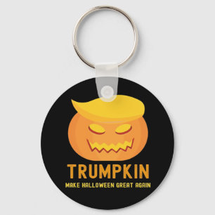 Trumpkin Make Halloween Great Again – Basic Parody Key Ring