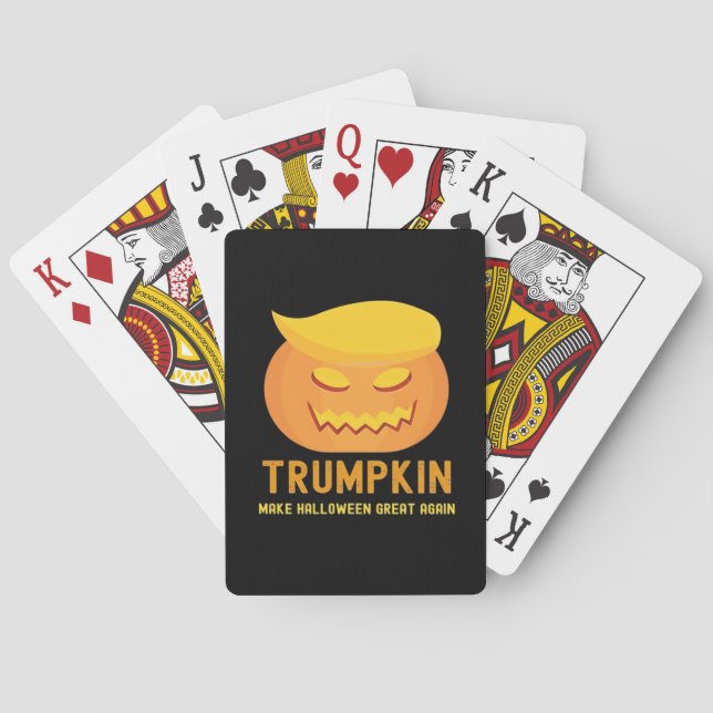 Trumpkin Make Halloween Great Again – Basic Parody Playing Cards (Back)