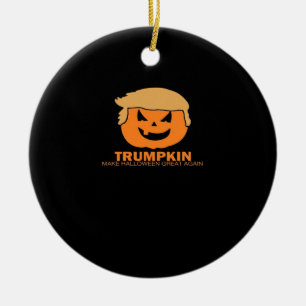 Trumpkin - Make Halloween Great Again Classic Ceramic Ornament