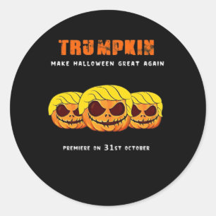 Trumpkin - Make Halloween Great Again Classic Classic Round Sticker