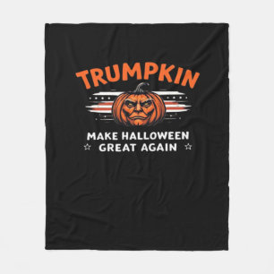 Trumpkin Make Halloween Great Again Classic Fleece Blanket