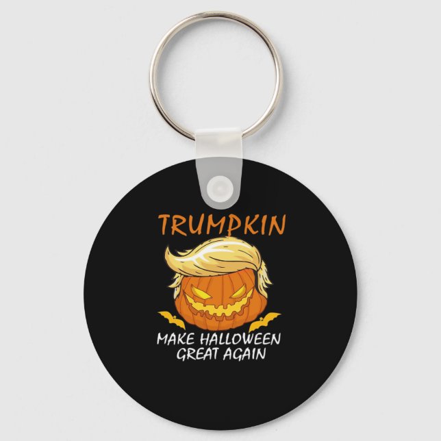 Trumpkin Make Halloween Great Again Classic – Funn Key Ring (Front)