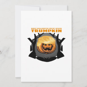 Trumpkin, Make Halloween Great Again Classic Holiday Card