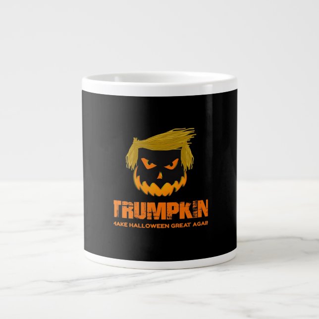 Trumpkin, Make Halloween Great Again Classic Large Coffee Mug (Front)