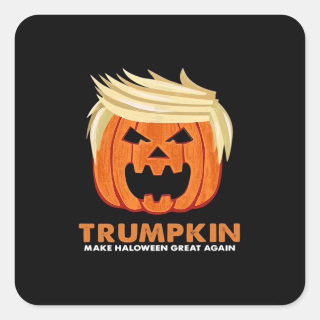 Trumpkin Make Halloween Great Again Classic – Limi Square Sticker (Front)