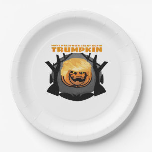 Trumpkin, Make Halloween Great Again Classic Paper Plate