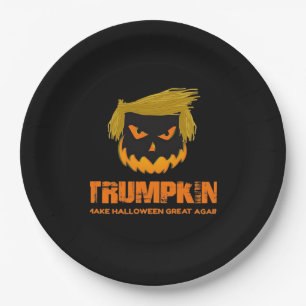 Trumpkin, Make Halloween Great Again Classic Paper Plate