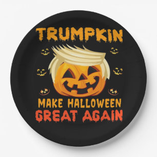 Trumpkin - Make Halloween Great Again Classic Paper Plate