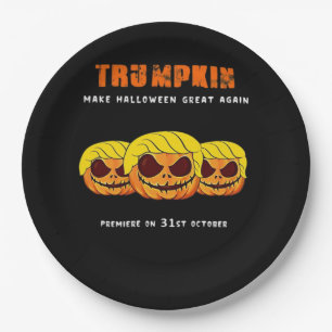 Trumpkin - Make Halloween Great Again Classic Paper Plate