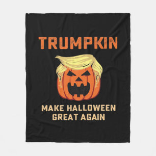 Trumpkin Make Halloween Great Again – Classic Pump Fleece Blanket