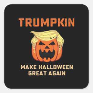 Trumpkin Make Halloween Great Again – Classic Pump Square Sticker