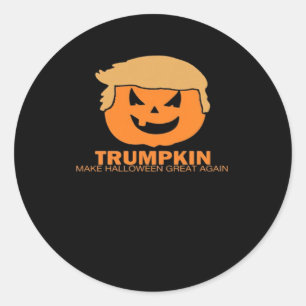 Trumpkin - Make Halloween Great Again Classic Round Sticker