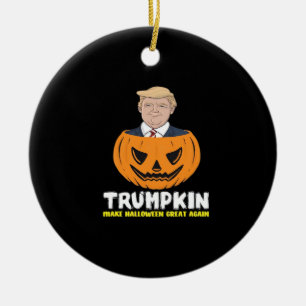 Trumpkin Make Halloween Great Again Classic – Sati Ceramic Ornament