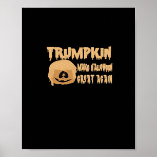 Trumpkin Make Halloween Great Again Classic – Skel Poster