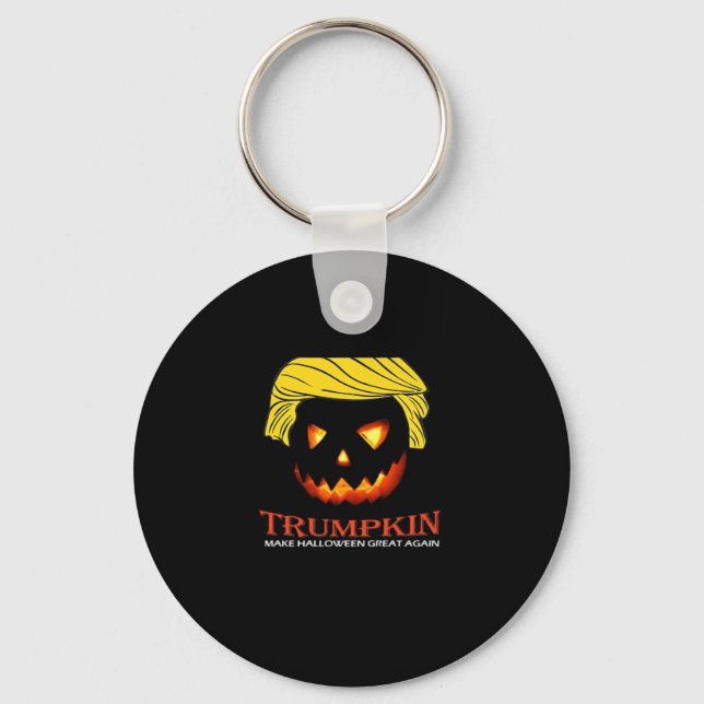 Trumpkin Make Halloween Great Again Classic – Slot Key Ring (Front)