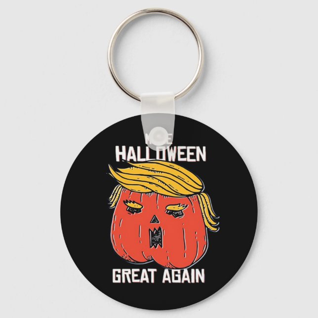 Trumpkin Make Halloween Great Again Classic – Spoo Key Ring (Front)