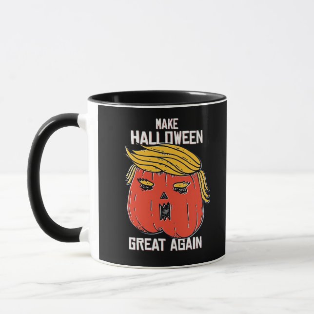 Trumpkin Make Halloween Great Again Classic – Spoo Mug (Left)