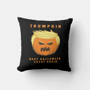 Trumpkin Make Halloween Great Again Fitted Cushion