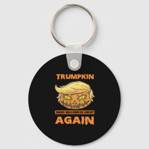 Trumpkin Make Halloween Great Again Funny Classic Key Ring