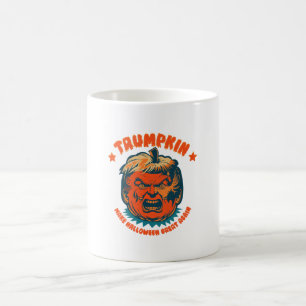 trumpkin make halloween great again funny coffee mug