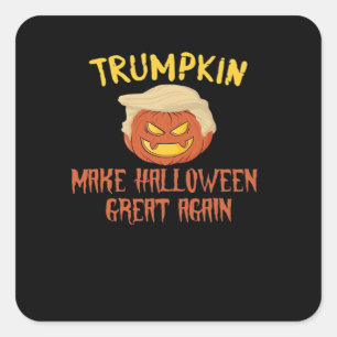 Trumpkin Make Halloween Great Again – Funny Costum Square Sticker