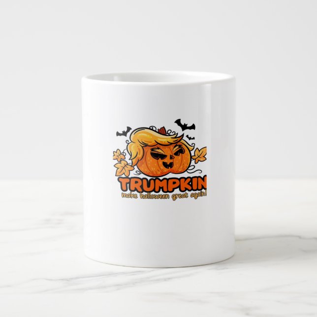Trumpkin - Make Halloween Great Again! - Funny Hal Large Coffee Mug (Front)