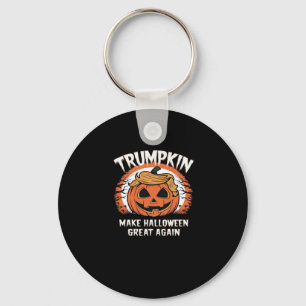 Trumpkin Make Halloween Great Again Funny Key Ring