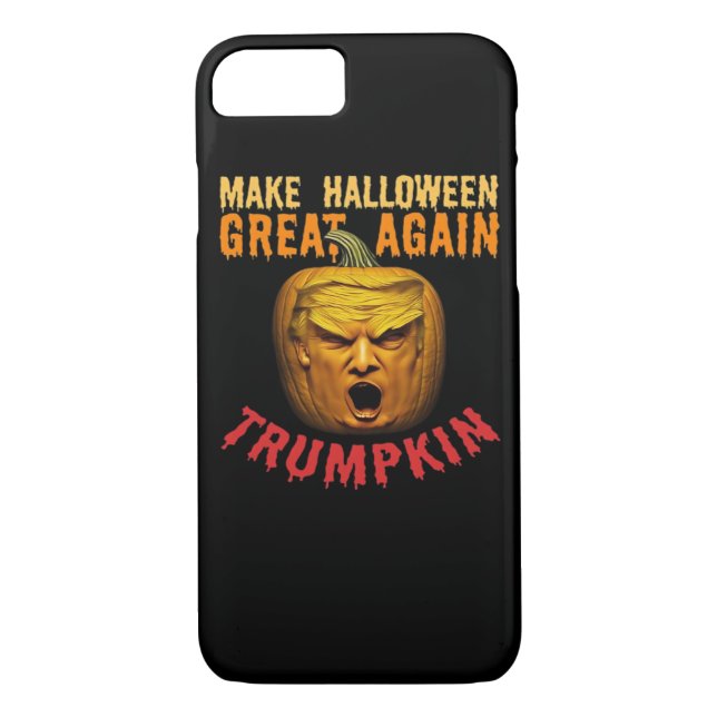 Trumpkin Make Halloween Great Again – Funny Pumpki Case-Mate iPhone Case (Back)