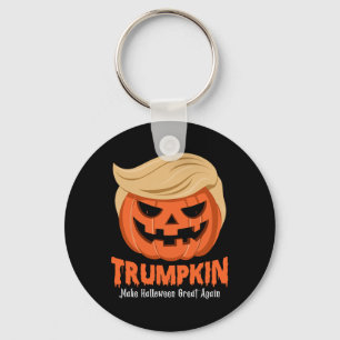 Trumpkin Make Halloween Great Again Funny Trump 20 Key Ring
