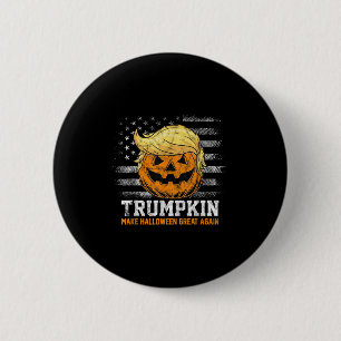 Trumpkin Make Halloween Great Again Funny Trump Me 6 Cm Round Badge