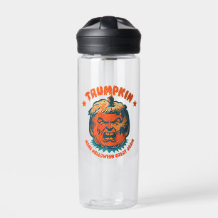 trumpkin make halloween great again funny water bottle