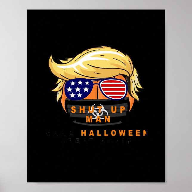 Trumpkin Make Halloween Great Again Gift Classic Poster (Front)