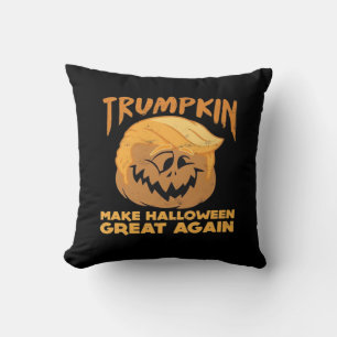 Trumpkin Make Halloween Great Again Halloween Desi Cushion