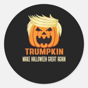 Trumpkin Make Halloween Great Again – Halloween Ni Classic Round Sticker