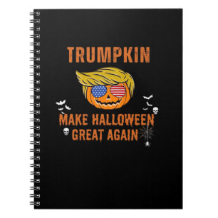 Trumpkin Make Halloween Great Again, Halloween Pu Notebook